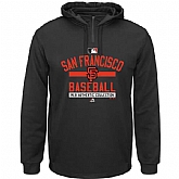 Men's San Francisco Giants Majestic AC Team Property On-Field Solid Therma Base Hoodie - Black,baseball caps,new era cap wholesale,wholesale hats